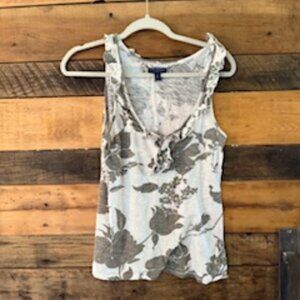 American Eagle Floral Ruffle Tank – Size M